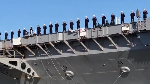 Welcome home USS Gerald R. Ford!! 🥳 Norfolk, Virginia
