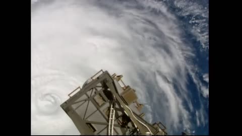 HURRICANE FRANKLIN IS SEEN FROM THE INTERNATIONAL SPACE STATION