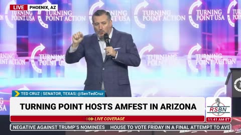 FULL SPEECH: Ted Cruz TPUSA's America Fest Conference: Day Four - 12/22/24