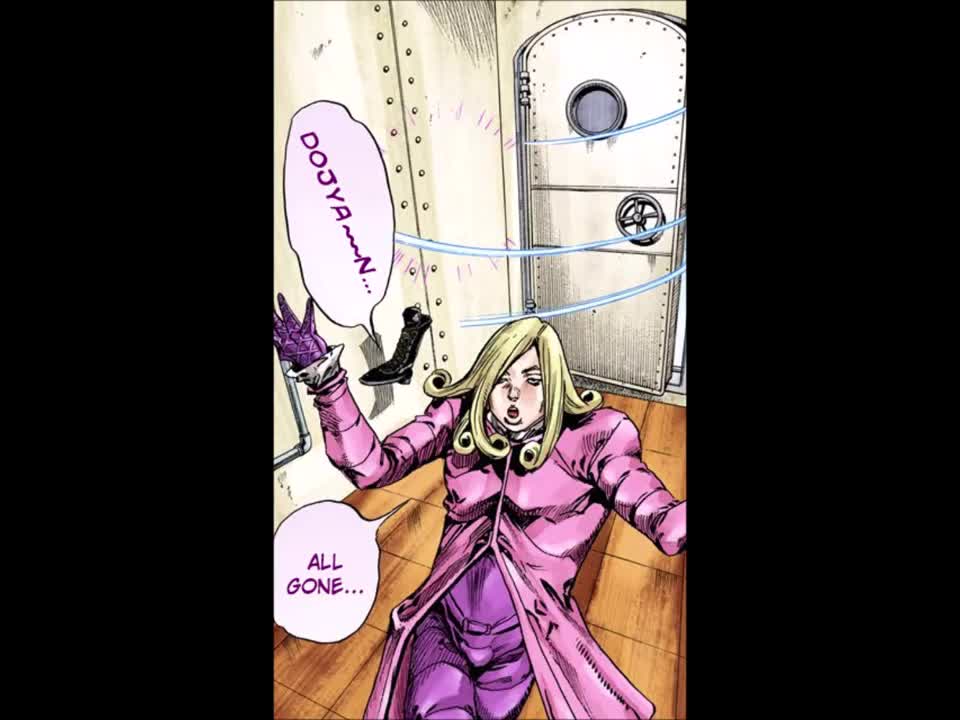 Funny Valentine saying "Dojyaaa~~~n"