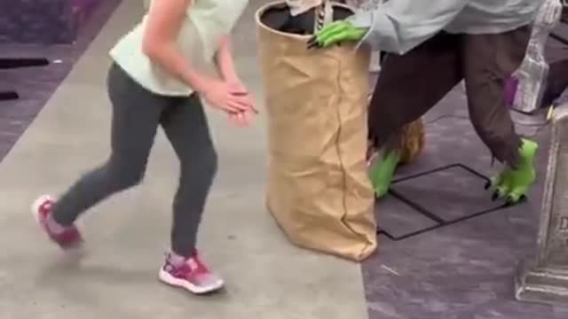 This is called "scared legs"
