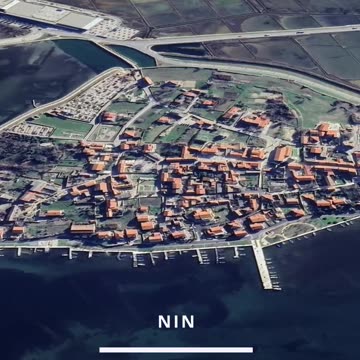 This town is 3.000 years old. NIN, Croatia