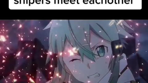 When Two Sniper Meet Each Other 😱 💀 🔥 #shorts #short #animebadassmoments #anime