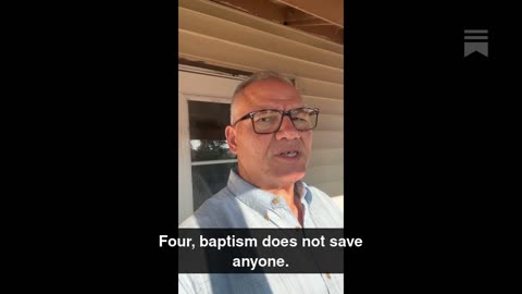 Clear Explanation of Baptism