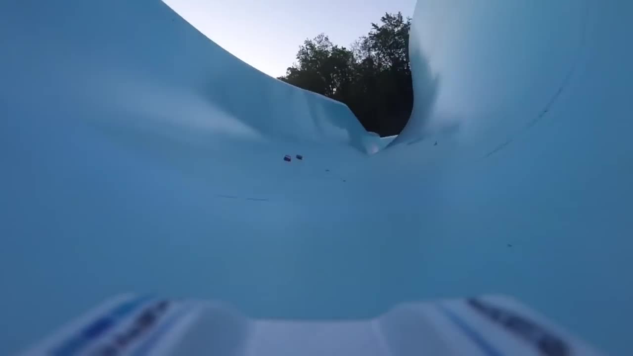 Hot wheels empty waterslide