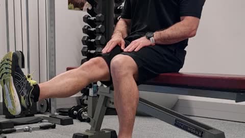 Seated sciatic nerve glide / slide