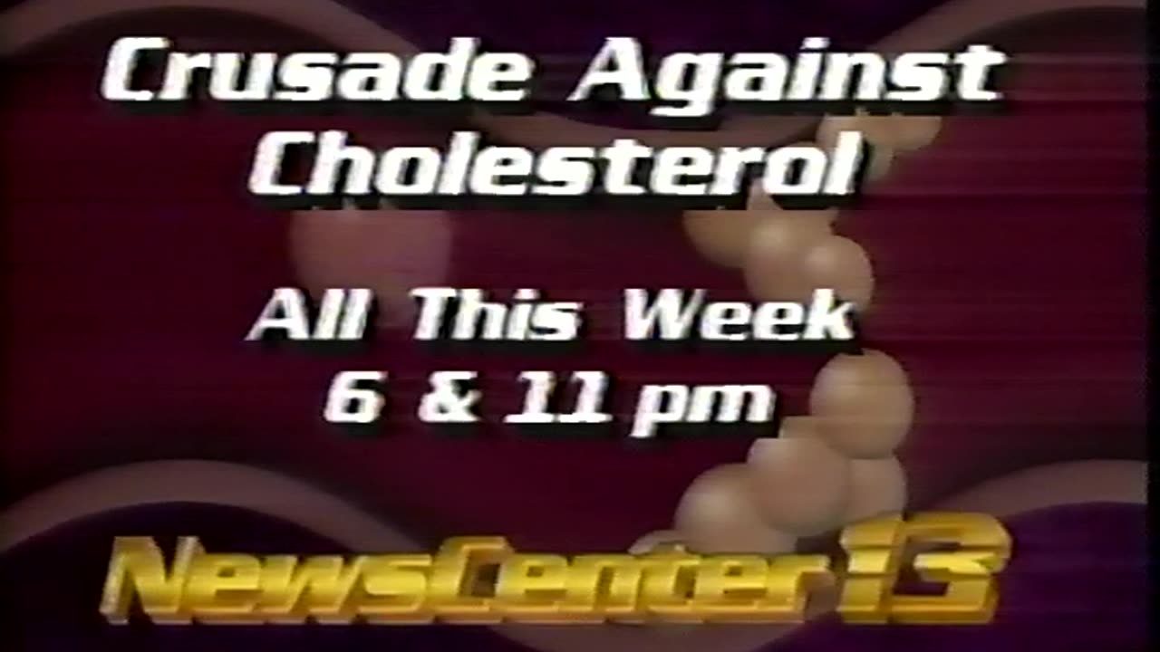 1987 - Betsy Ross of WTHR Leads 'Crusade Against Cholesterol'