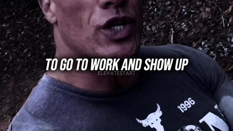 Get up and show up!