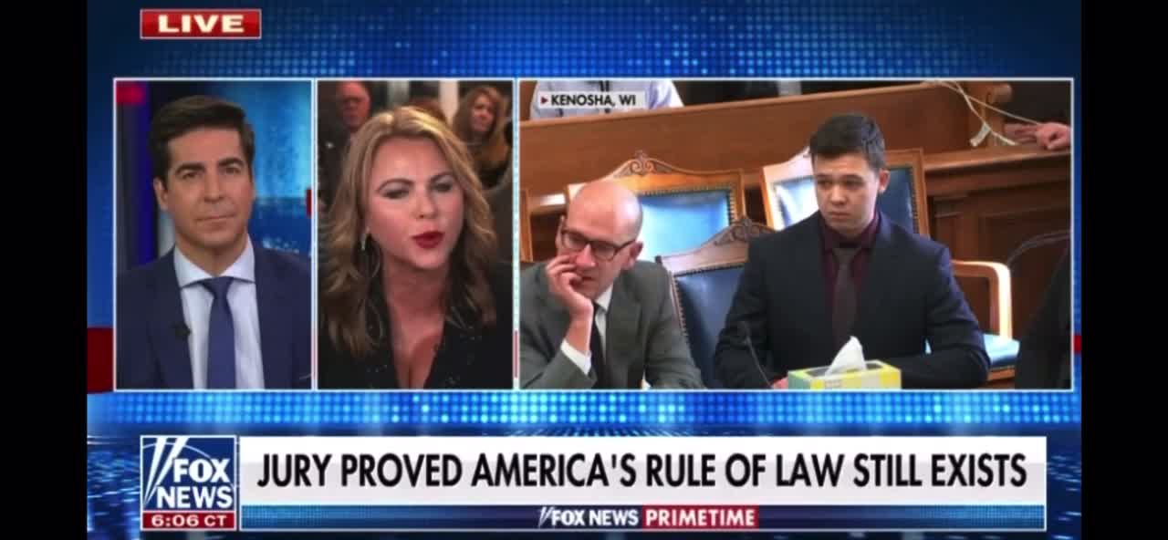 Lara Logan Response to Kyle Rittenhouse Verdict On Jesse Waters Show