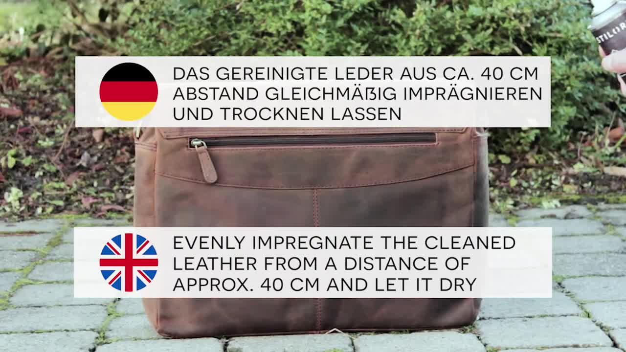 How to clean your Leather Bag | Waterproofing | Leather Care | Universal Lederpflege Set