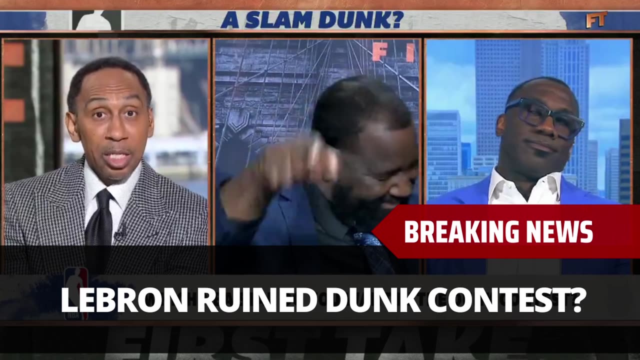 Stephen A Smith Blames LeBron For Ruining Dunk Contest