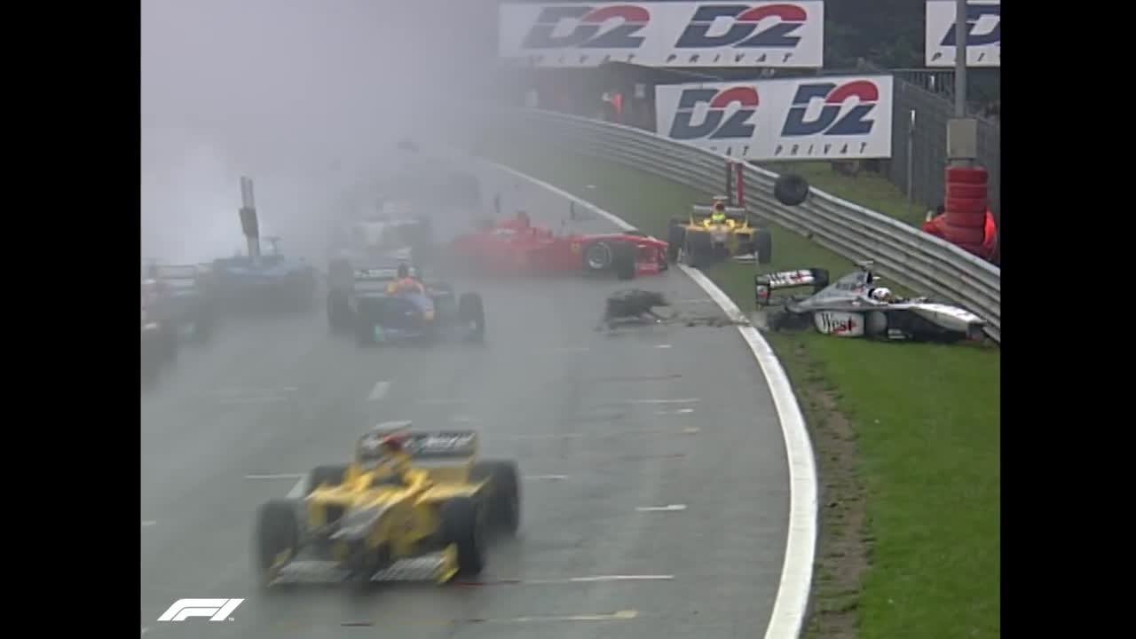 1998 Belgian Grand Prix: Race Highlights | DHL F1 Classics