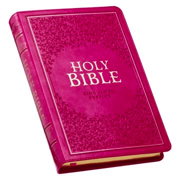 King James Version Holy Bible, Standard Size Faux Leather Red Letter Edition
