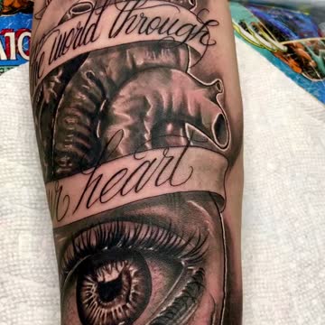 😎💔Crying Heart Tattoo💔😎