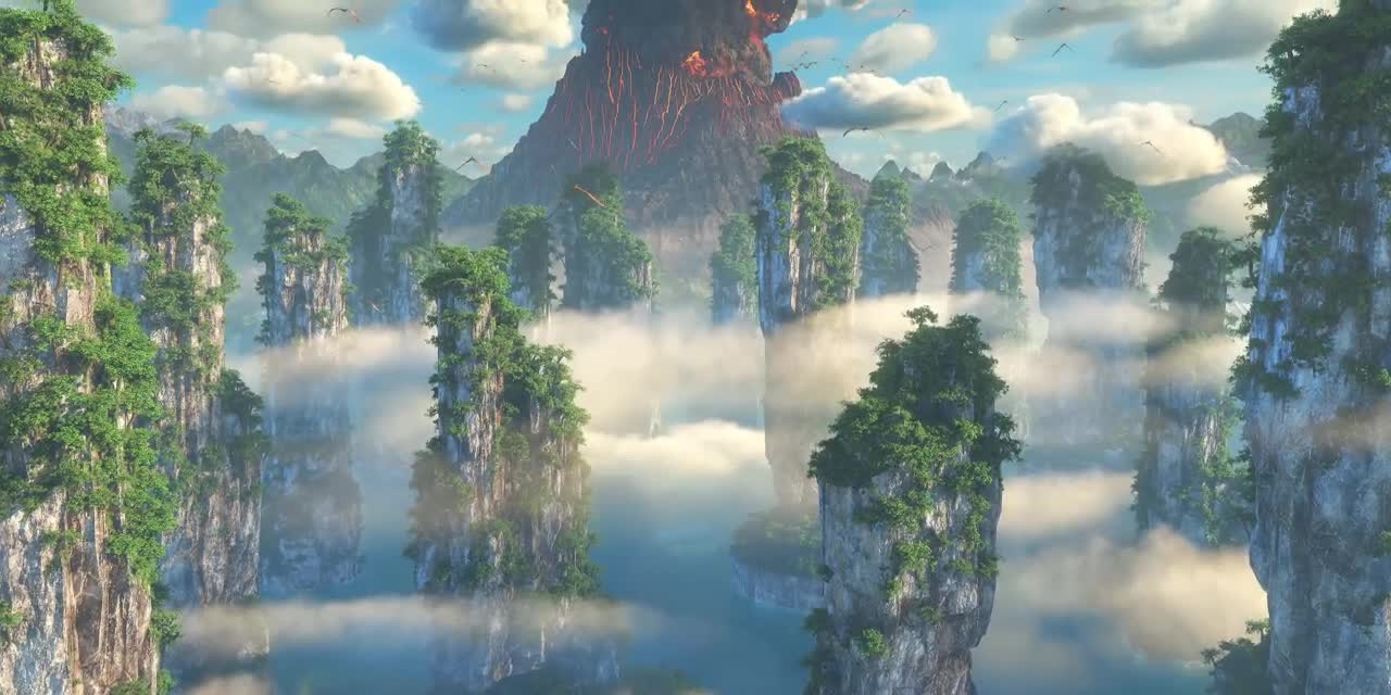 Rexy and the Volcano - Funny Dinosaur Cartoon for Families-29