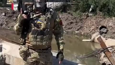 Ukrainian soldier reports from Bakhmut.