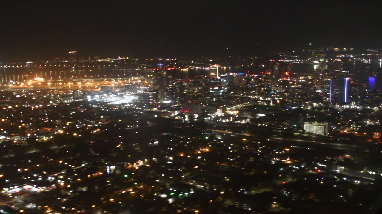 San Diego Night Landing | Southwest 737