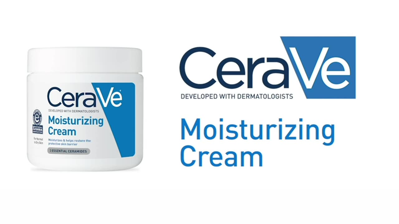 CeraVe Moisturizing Cream | Body and Face Moisturizer for Dry Skin