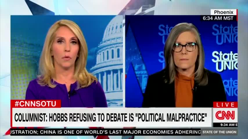 Katie Hobbs Gets THRASHED By CNN For Not Debating Kari Lake