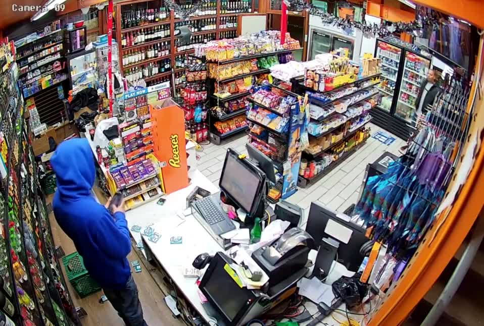 Oakland, California: The convenience store owner said the group first asked for tobacco.