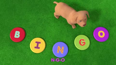 Popular Nursery Rhymes & Kids Songs There Was A Farmer, Had A Dog And Bingo Was His Name-O