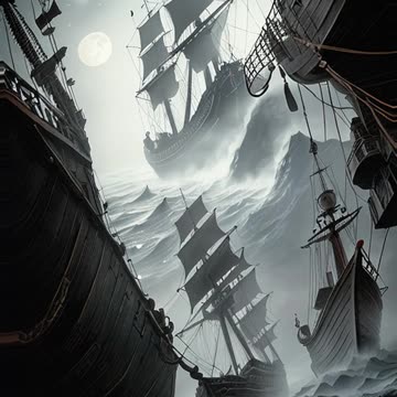 Hoist The Colours: Epic AI Animated Pirate Ship Sailing Adventure!