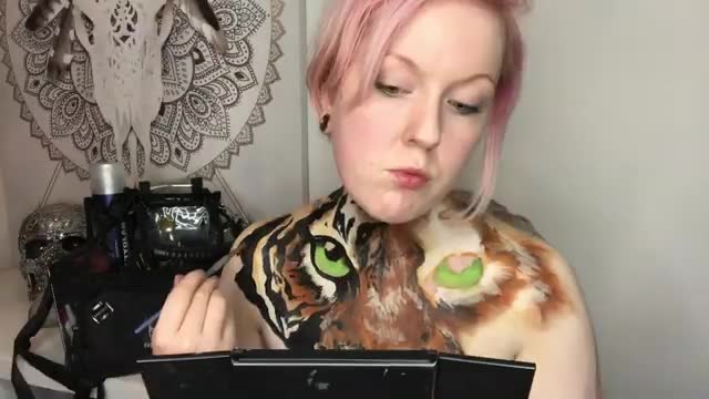 Tiger Body Paint _Step by step