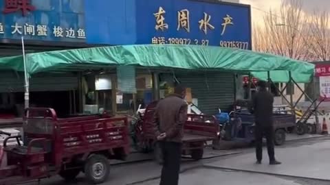 CHINA - These people has been locked down in this wet market for over 40 days