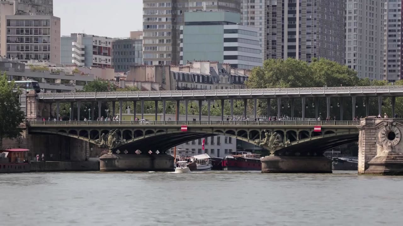 Seine swim training canceled again over pollution, current