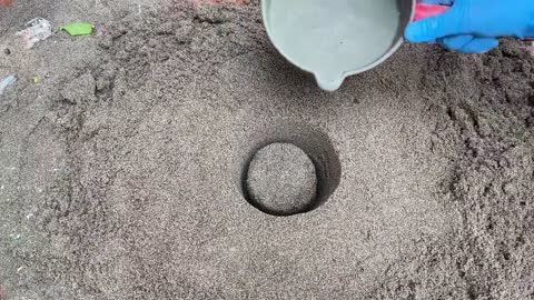 Make cement coffee table very creatively