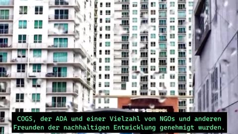 Nach dem Plan der Vereinten Nationen für die totale globale Kontrolle, Agenda 21 eng. UT deu.