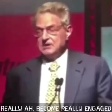 Soros talking about getting involved in the electoral process