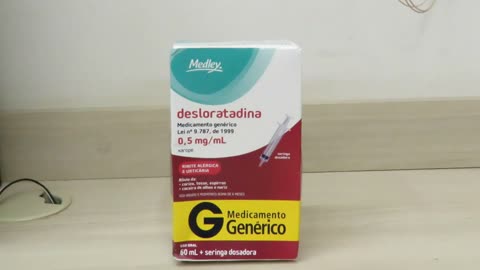 Desloratadina 0,5mg/ml Xarope 60ml Medley Genérico