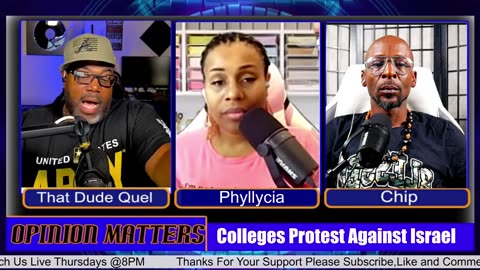 Colleges Protest l (Opinion Matters)
