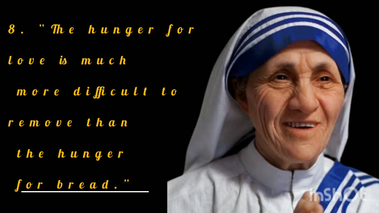 mother Teresa's best quotes