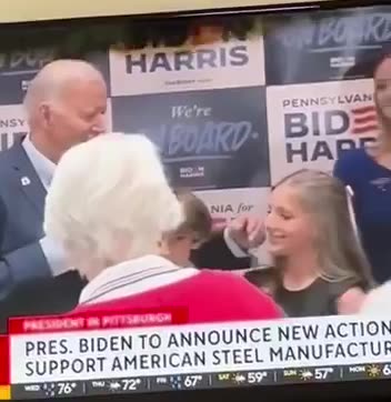 intheMatrixxx - There goes Biden caressing minors again. 😳
