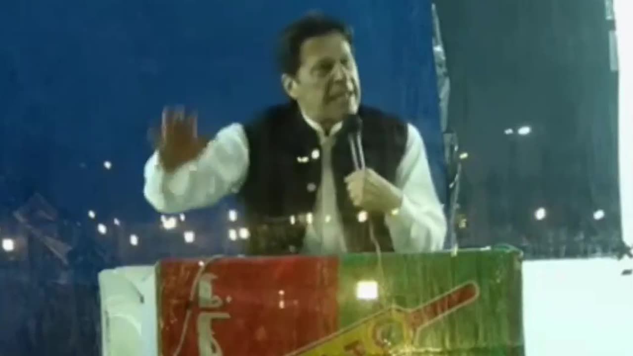 Chairman PTI Imran khan live talk in minary Pakistan