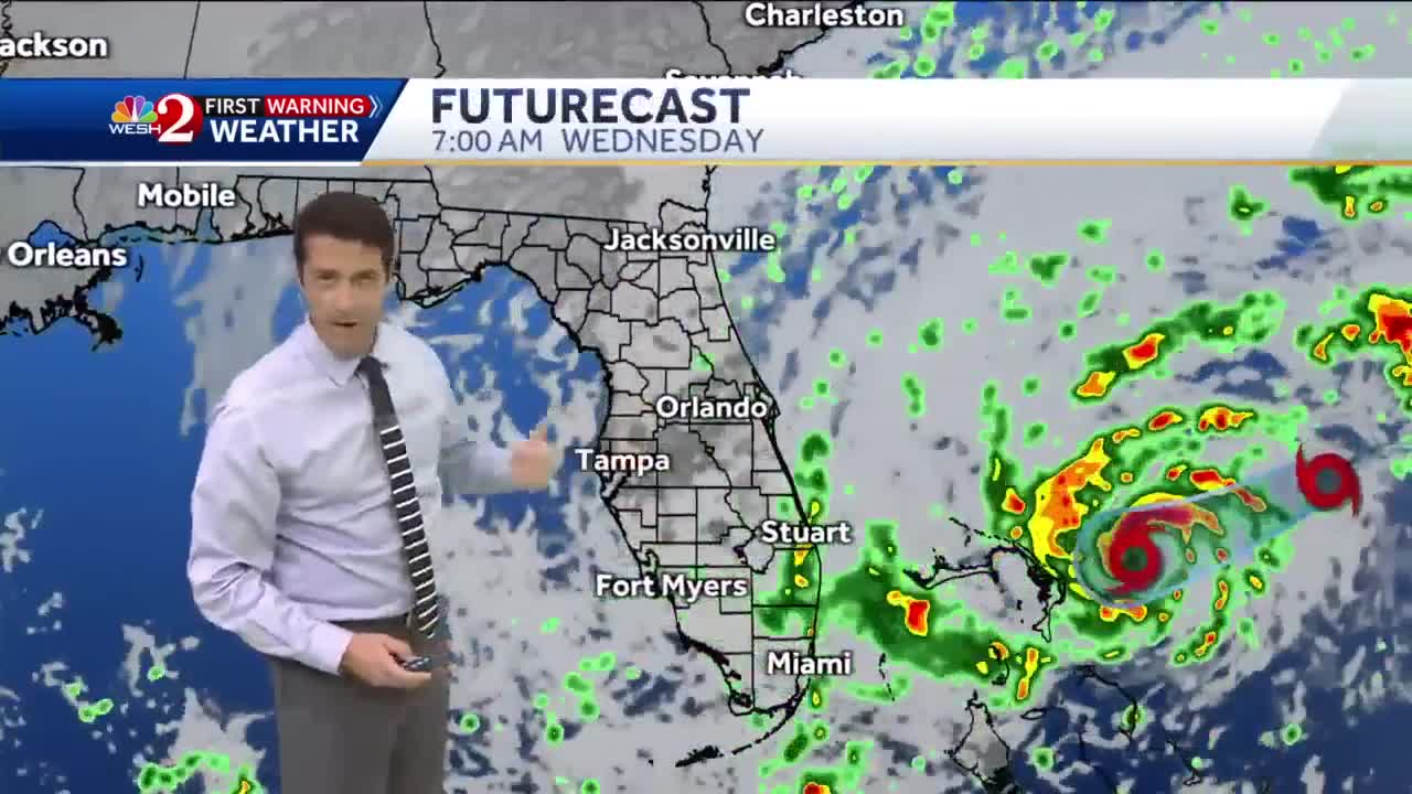 Tracking Tropical Storm Nicole 5 p.m. Tuesday