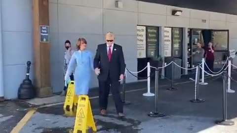 Showing up to VOTE Dressed as the Don & Melania at Inauguration Day!