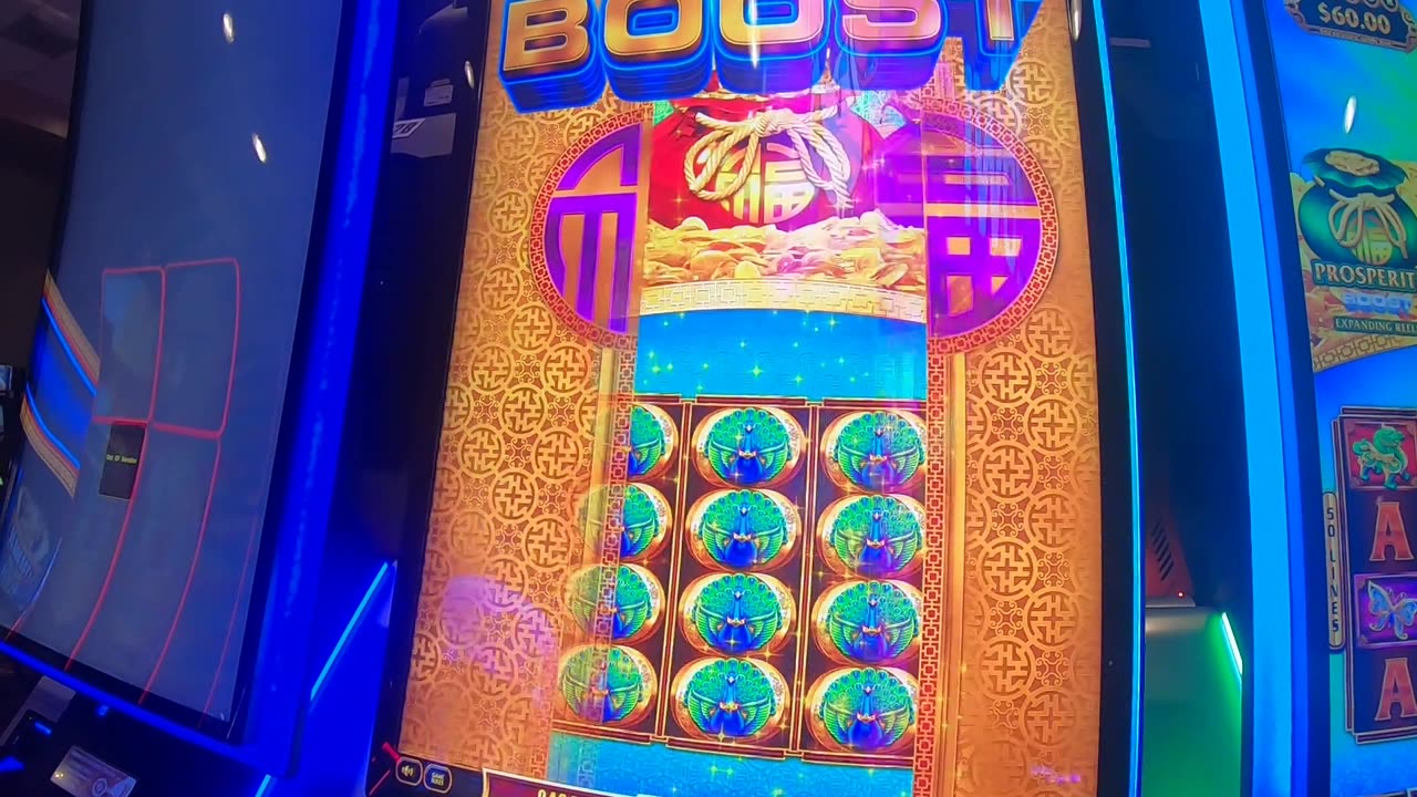 Fu Dai Lian Lian Boost Peacock Slot Machine Play Fun Bonuses Free Games!