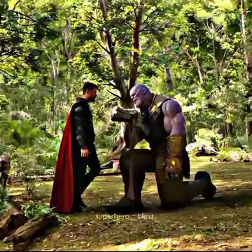 Thor vs Thanos wait for end 🔥 #short #tranding