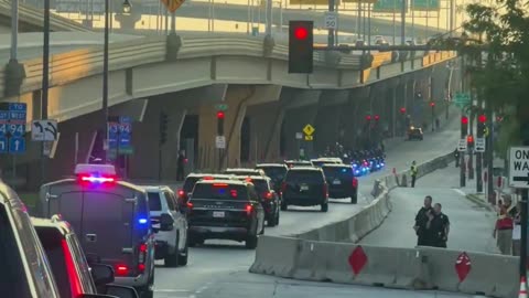 President @realDonaldTrump en route to Day 2 of the RNC Convention 🇺🇸