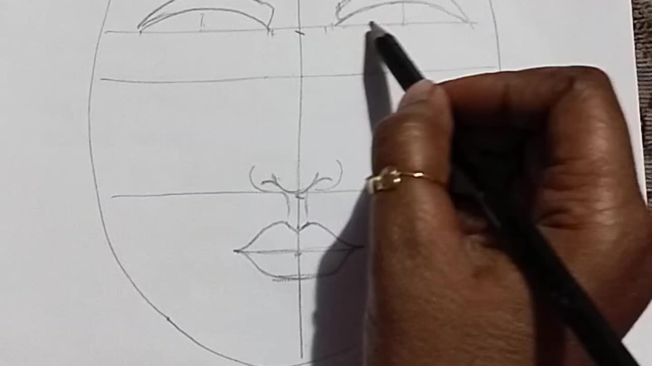 Face Drawing step by step__ pencil art