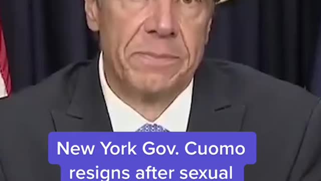 New York Gov. Cuomo resigns after sexual harassment report