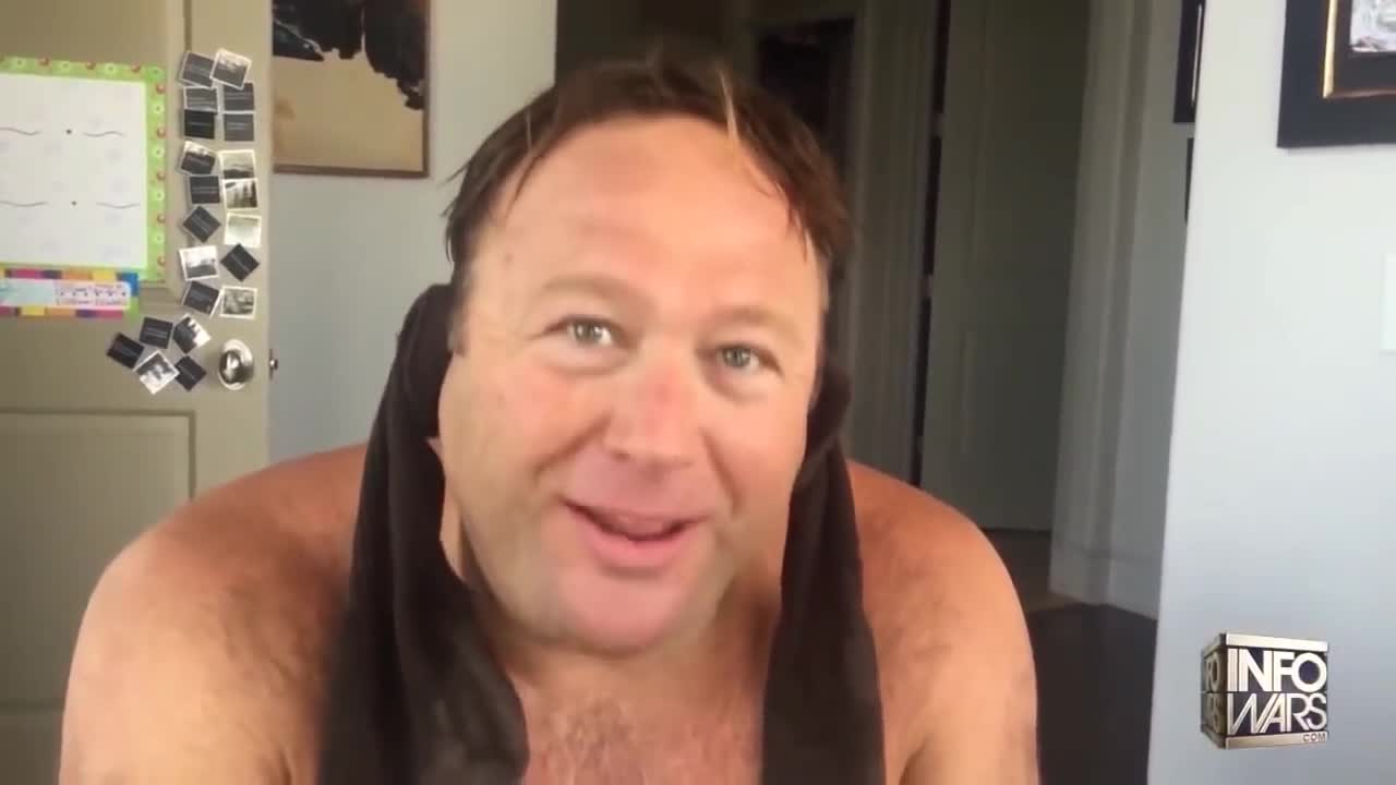 Alex Jones Shirtless Compilation