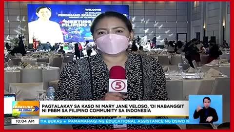 Filipino community saIndonesia, personal nakinumusta ni PBBM sa kaniyang unang state visit