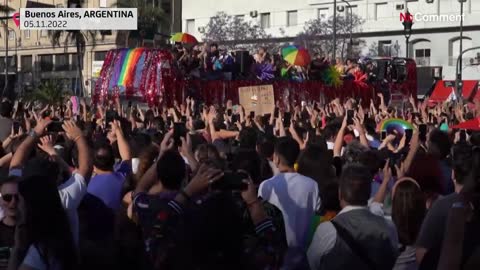 Argentina: LGBTQ community celebrates 31st Pride Parade in Buenos Aires