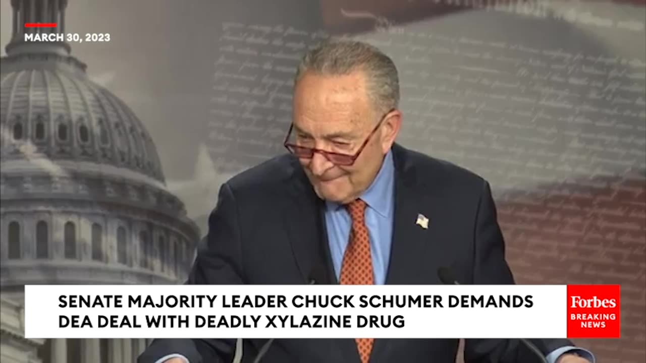 JUST IN- Schumer Warns Of Flesh-Eating Drug Xylazine