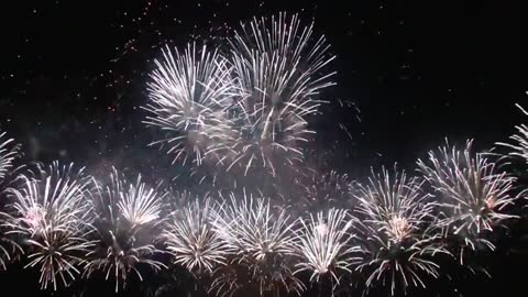 Spectacular Fireworks at the Eiffel Tower for Bastille Day