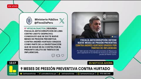 ¡Otro caso más! Dictan nueve meses de prisión preventiva contra Andrés Hurtado